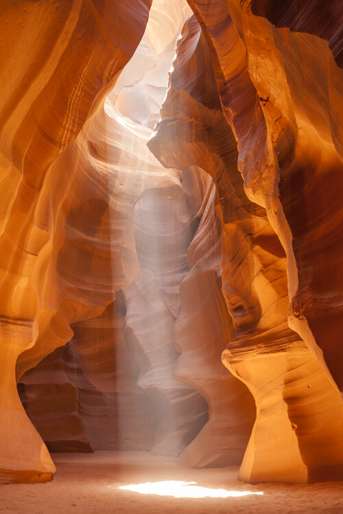 Poster ANTELOPE CANYON Gorgeous Lightbeam