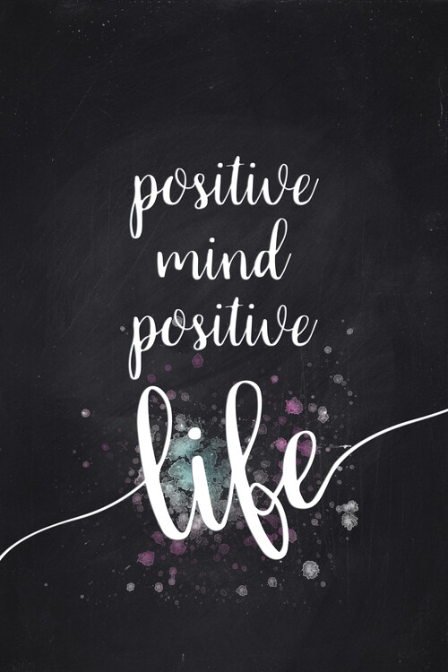 Принти на полотні Positive Mind Positive Life