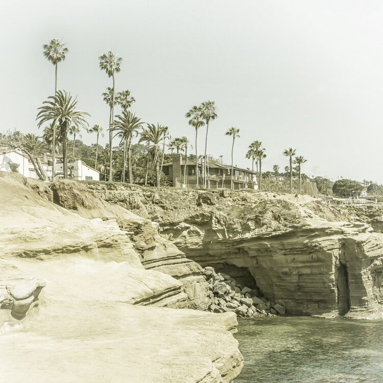 Poster SAN DIEGO Sunset Cliffs | Vintage