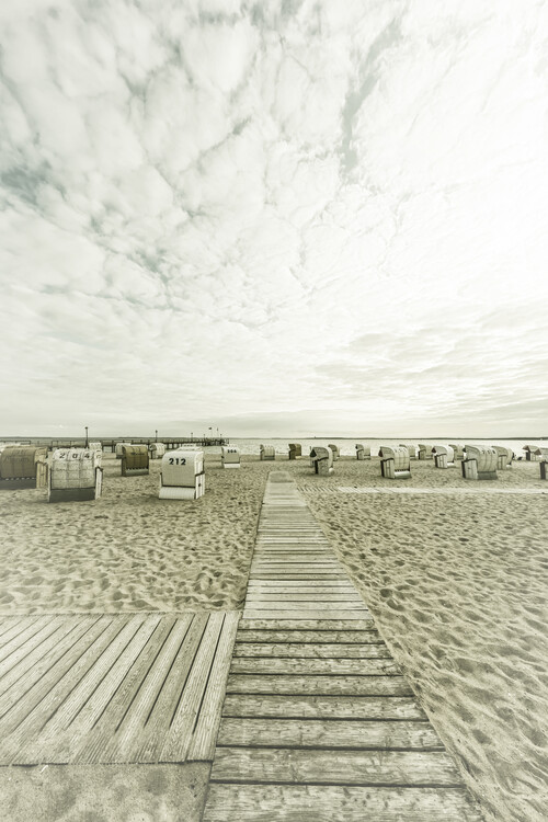 Poster BALTIC SEA Idyllic evening atmosphere | Vintage