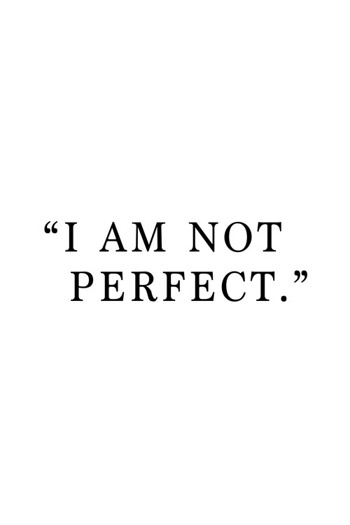 Poster I am not perfect