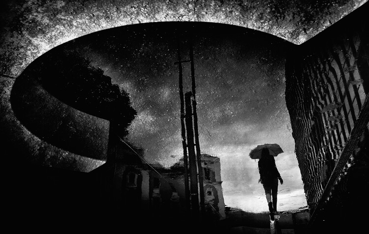 Canvas Print Lonely night