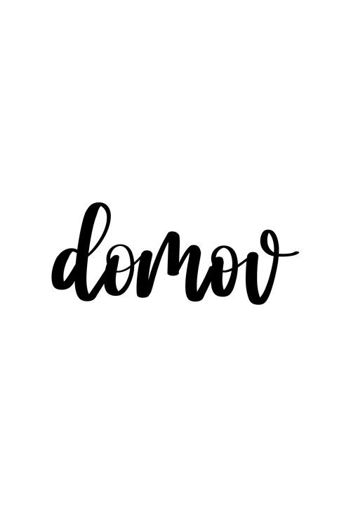 Плакат Domov