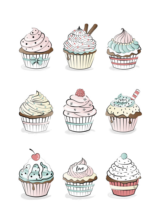 Poster Cupcakes