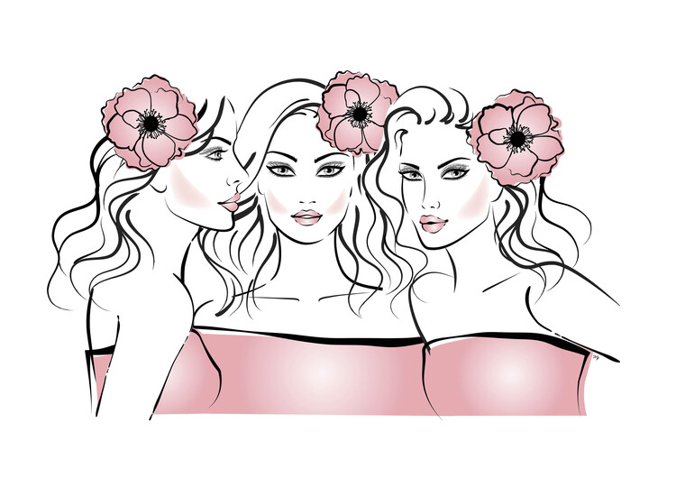 Poster Flower girls
