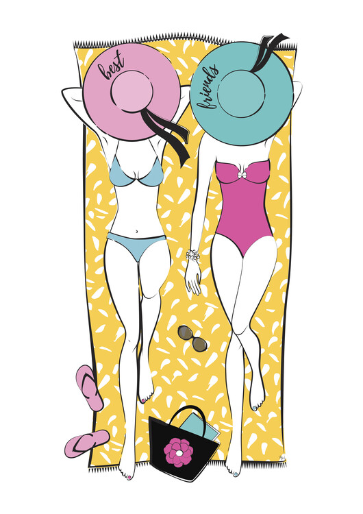 Póster Summer bff