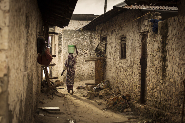 Poster Woman in the village