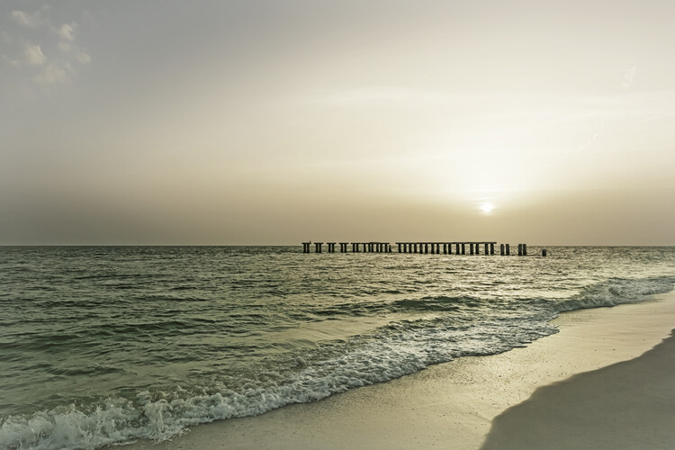 Плакат Gasparilla Island Sunset | Vintage