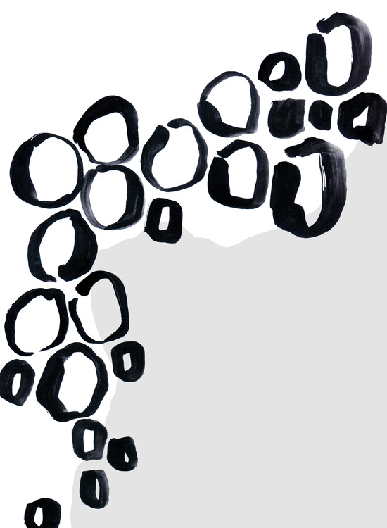 Plakát Abstract soft shapes