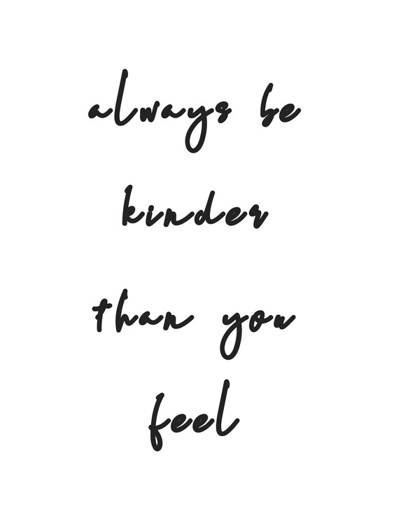 Poster Always be kinder