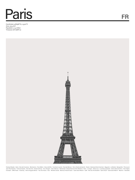 Poster City Paris 2