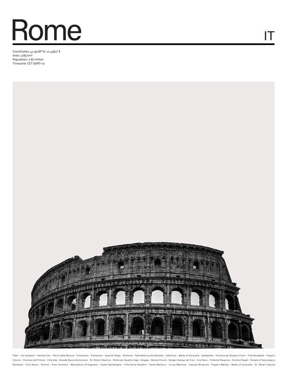Poster City Rome 1