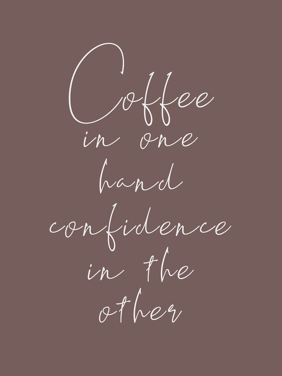 Sticker Coffee & confidence