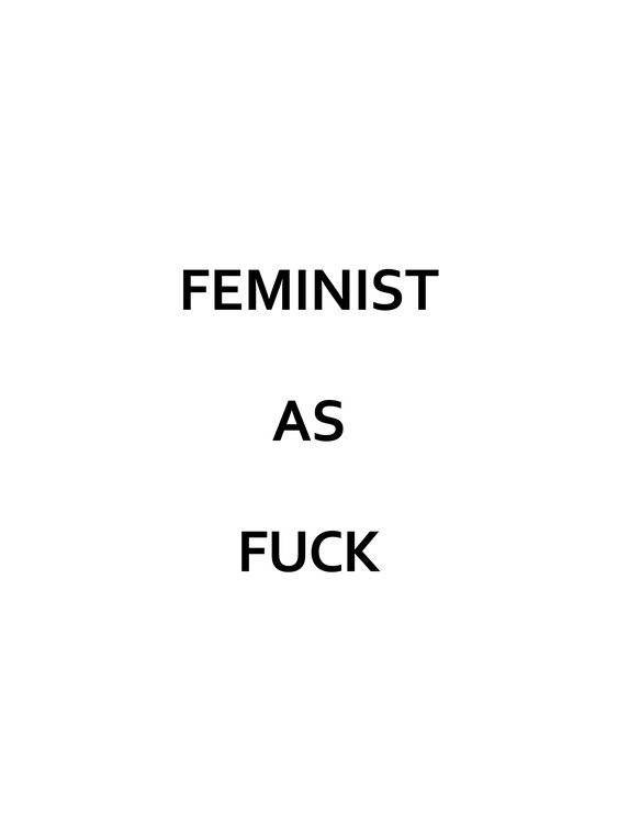 Poster Feminist as fuck