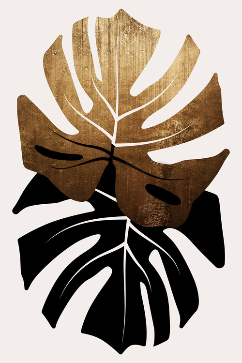 Poster Duet Of Monsteras