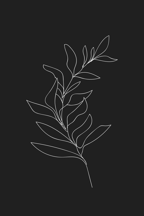 Canvas Print blackleaf