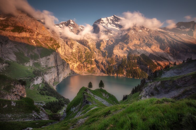Canvas Print Oeschinensee