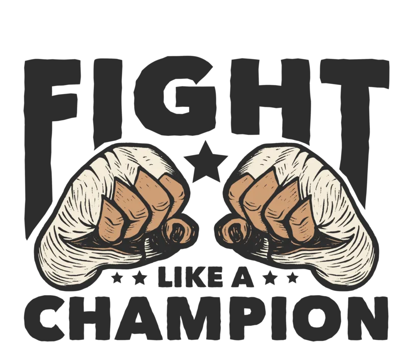 Μπλουζάκι Fight Like a Champion